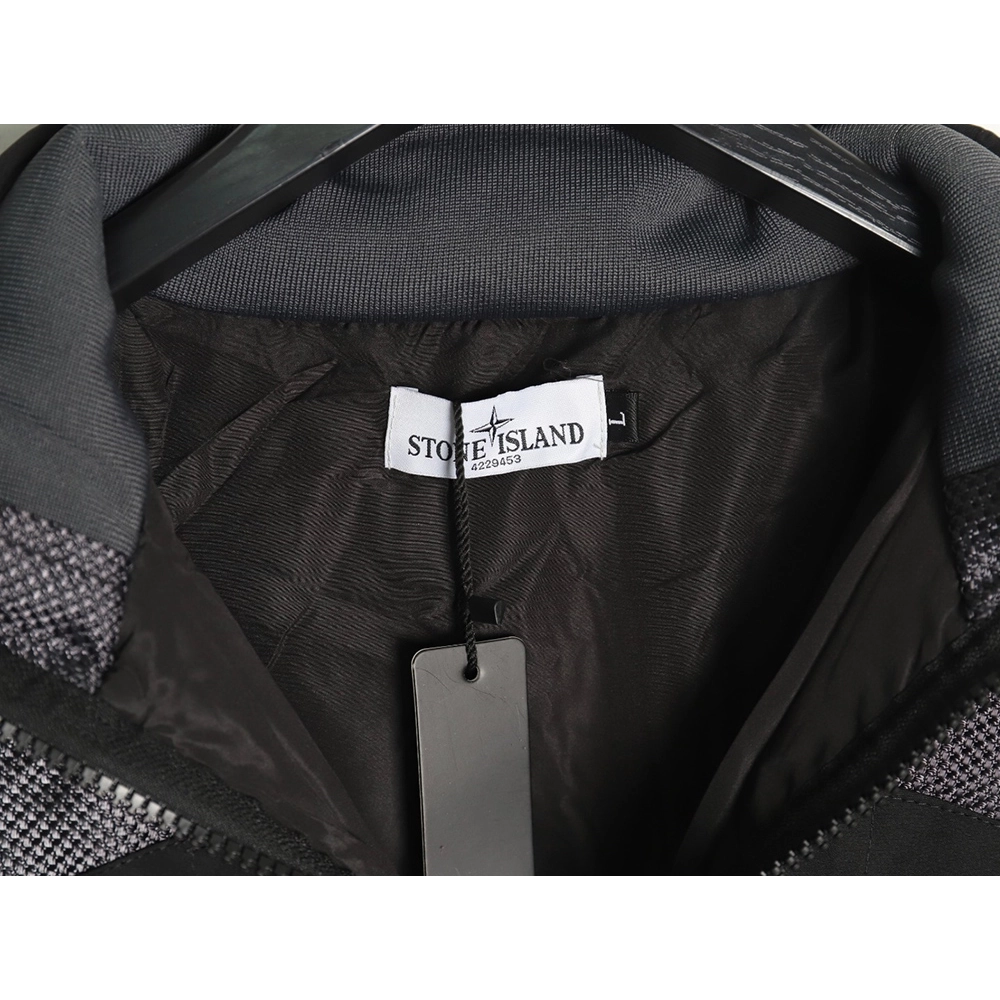 Stone Island metal nylon lightweight splicing down jacket TSK3,Stone Island