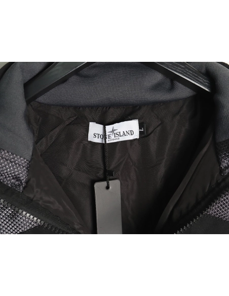 Stone Island metal nylon lightweight splicing down jacket TSK3,Stone Island