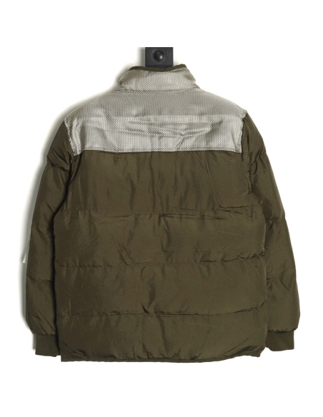 Stone Island metal nylon lightweight splicing down jacket TSK2,Stone Island