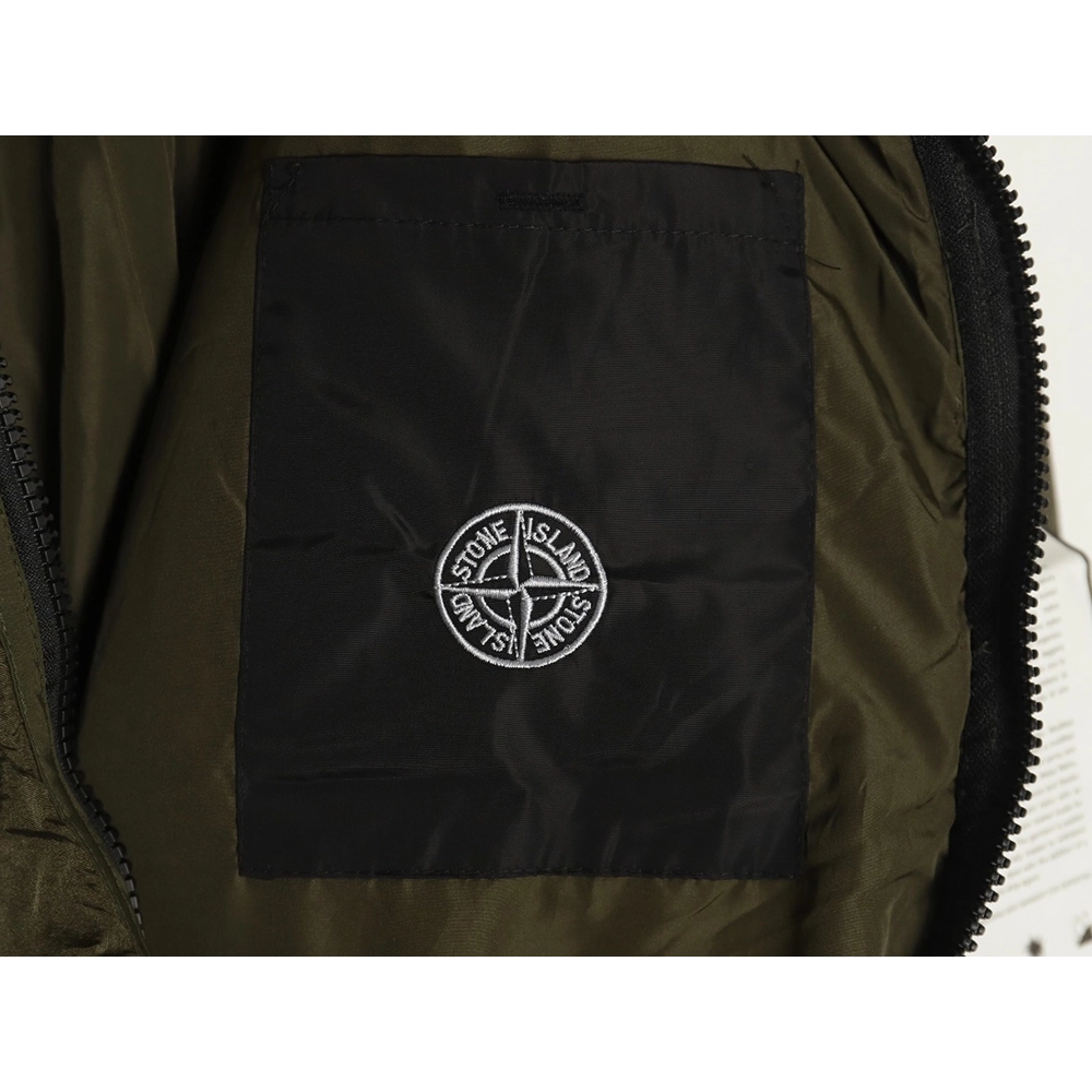 Stone Island metal nylon lightweight splicing down jacket TSK2,Stone Island