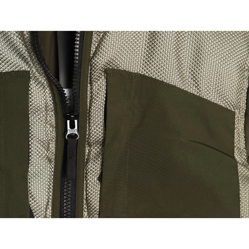 Stone Island metal nylon lightweight splicing down jacket TSK2,Stone Island