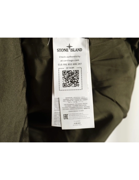 Stone Island metal nylon lightweight splicing down jacket TSK2,Stone Island