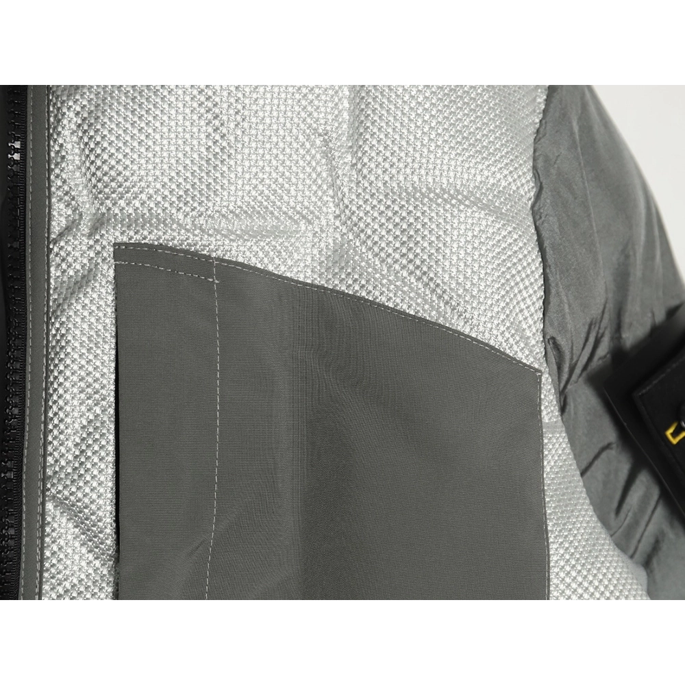 Stone Island metal nylon lightweight splicing down jacket TSK1,Stone Island