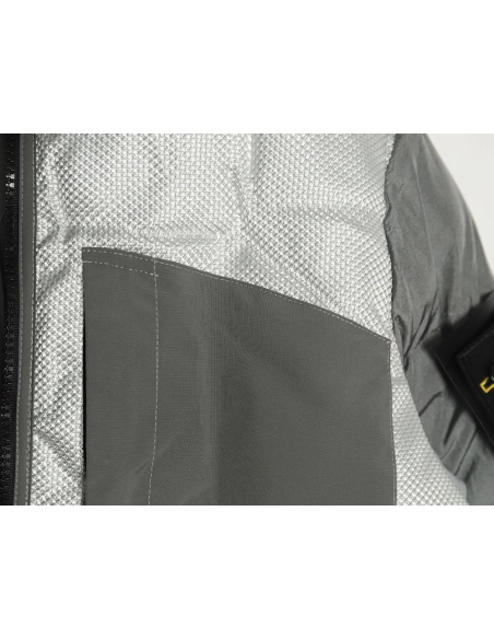 Stone Island metal nylon lightweight splicing down jacket TSK1,Stone Island