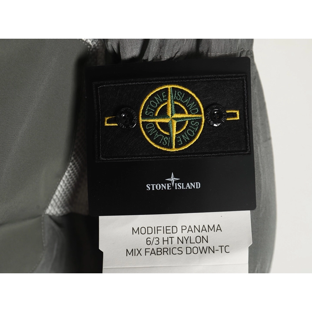 Stone Island metal nylon lightweight splicing down jacket TSK1,Stone Island