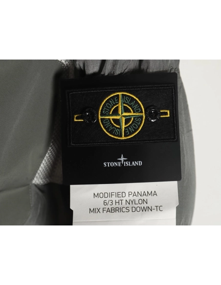 Stone Island metal nylon lightweight splicing down jacket TSK1,Stone Island