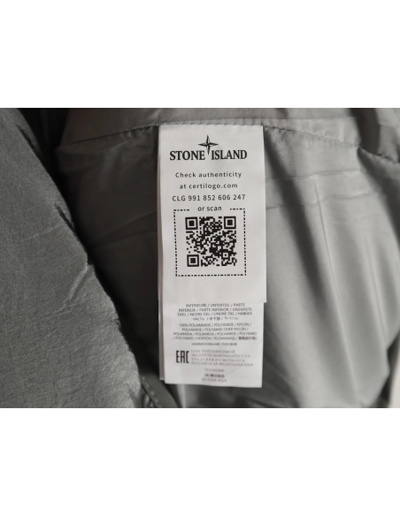 Stone Island metal nylon lightweight splicing down jacket TSK1,Stone Island