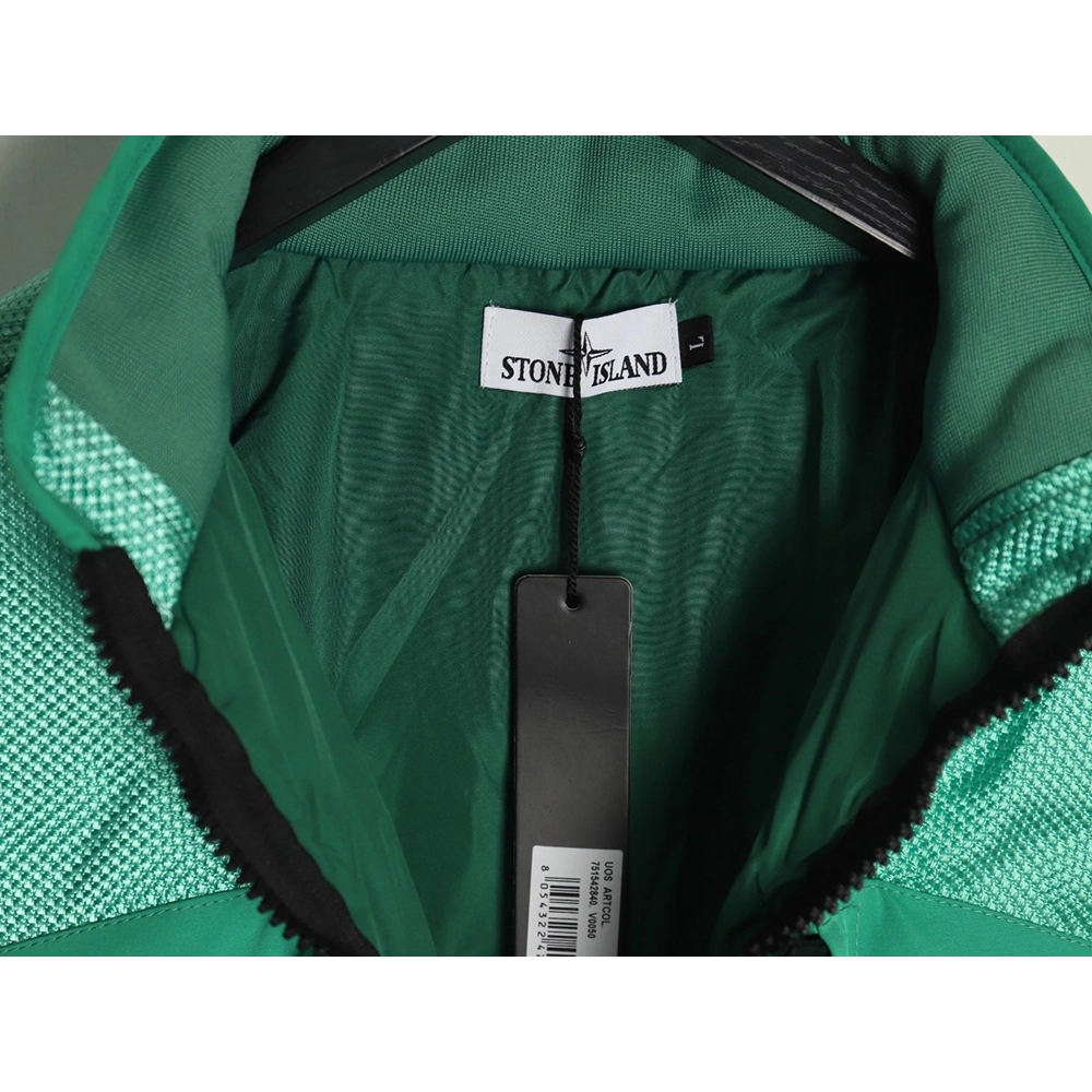 Stone Island metal nylon lightweight splicing down jacket,Stone Island