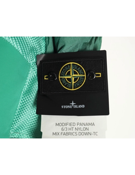 Stone Island metal nylon lightweight splicing down jacket,Stone Island