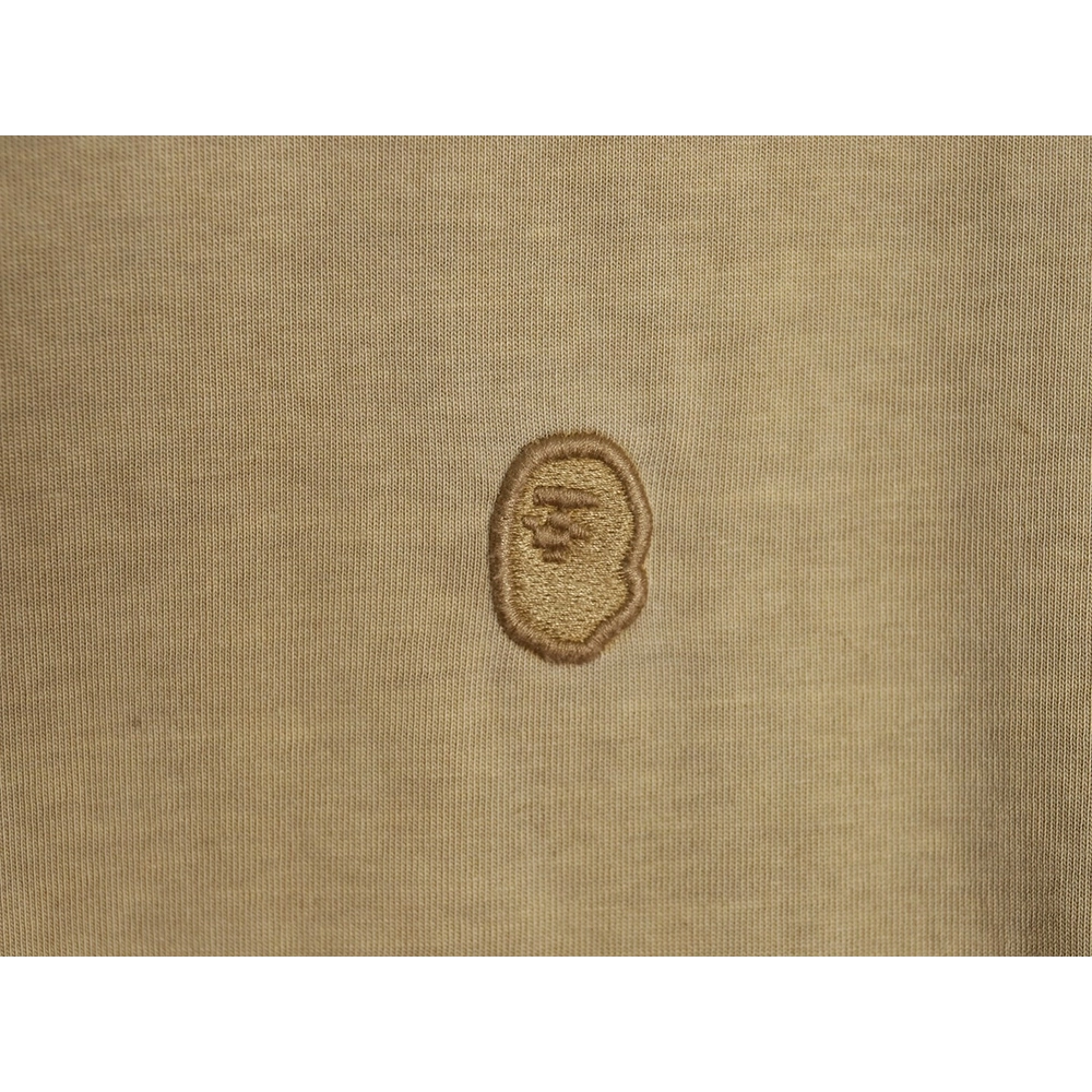 Bape small logo embroidered long sleeve T-shirt,Bape