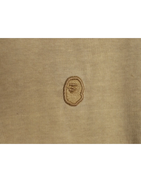 Bape small logo embroidered long sleeve T-shirt,Bape