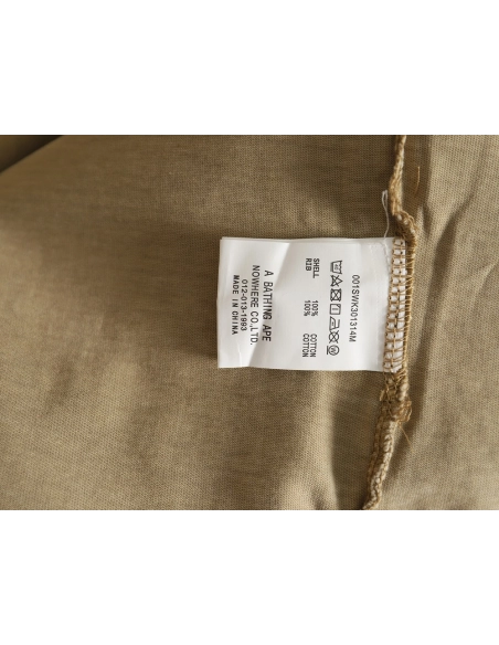 Bape small logo embroidered long sleeve T-shirt,Bape