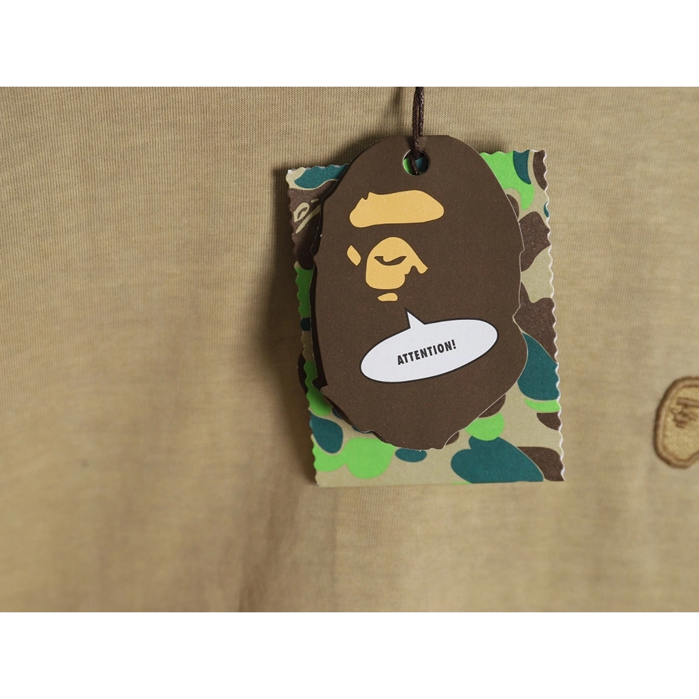 Bape small logo embroidered long sleeve T-shirt,Bape