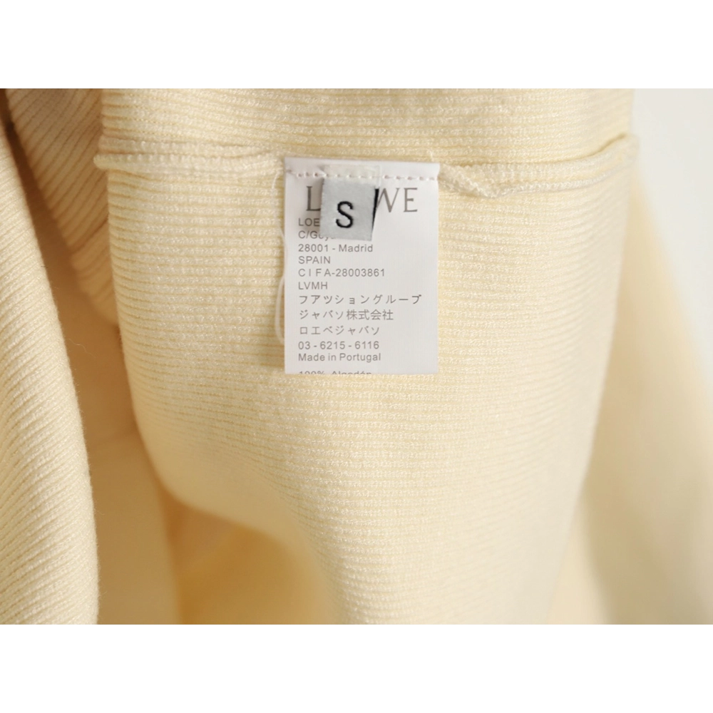 Loewe wool embossed zipper sweater coat,Loewe