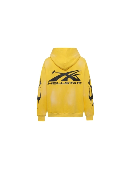 Hell Star Letters Arm Graphic Hoodie,Hell Star