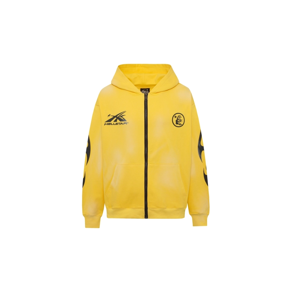 Hell Star Letters Arm Graphic Hoodie,Hell Star