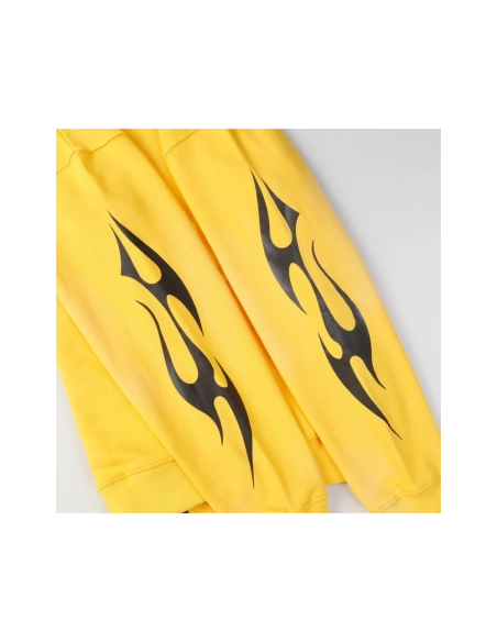 Hell Star Letters Arm Graphic Hoodie,Hell Star