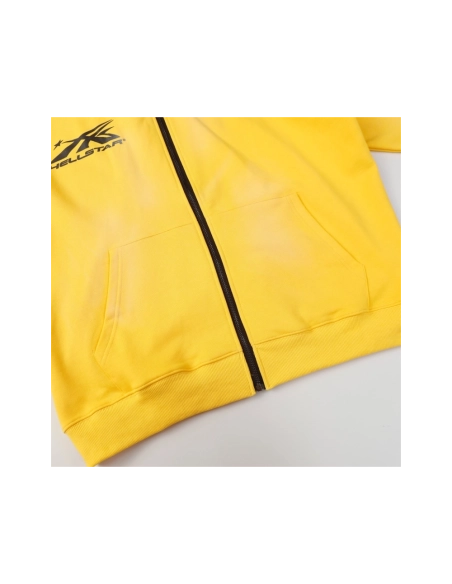 Hell Star Letters Arm Graphic Hoodie,Hell Star