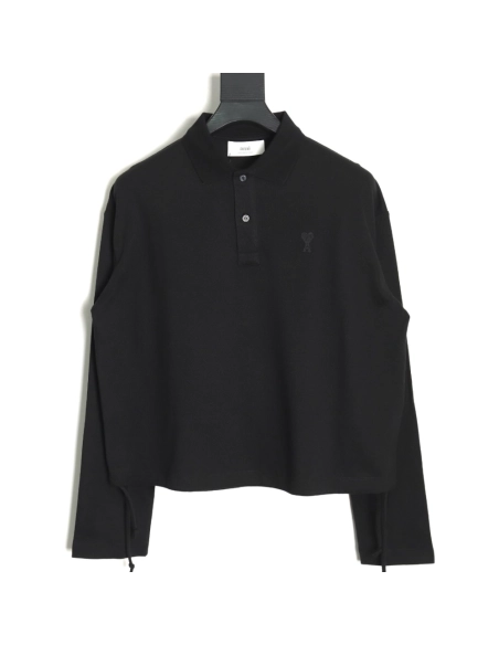 Ami Paris love lapel long-sleeved T-shirt TSK1,Ami