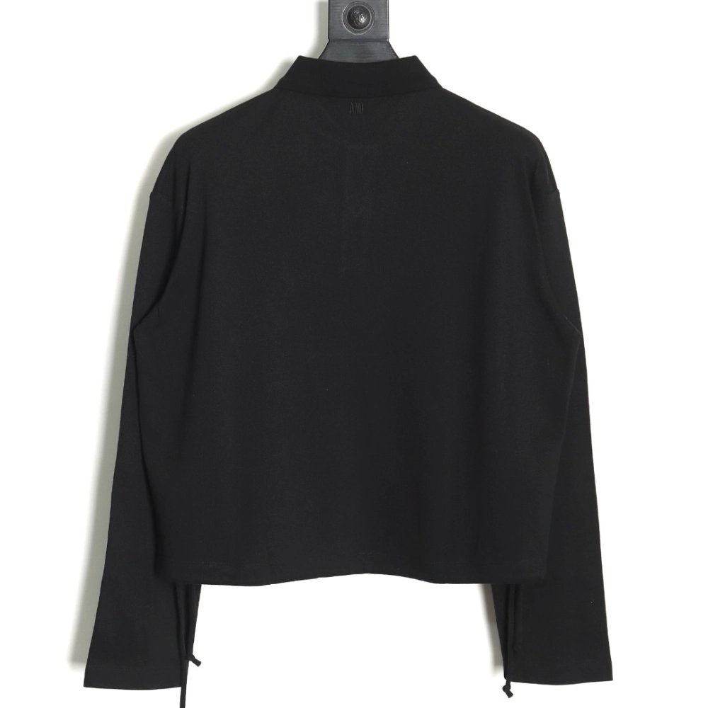 Ami Paris love lapel long-sleeved T-shirt TSK1,Ami