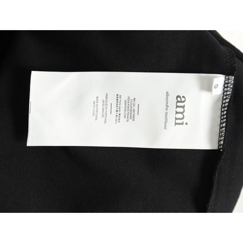 Ami Paris love lapel long-sleeved T-shirt TSK1,Ami