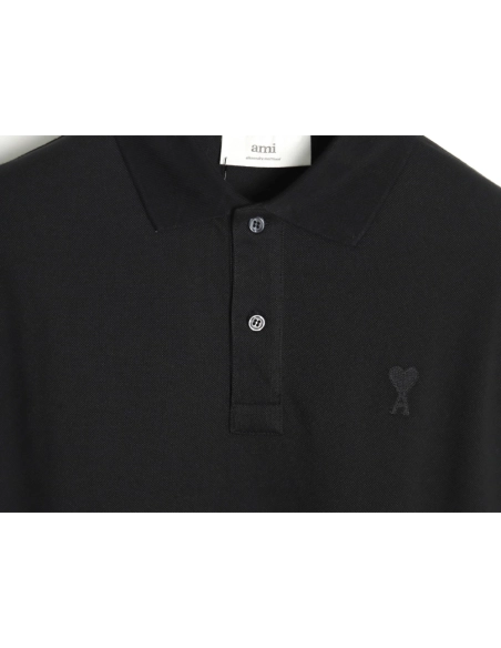 Ami Paris love lapel long-sleeved T-shirt TSK1,Ami