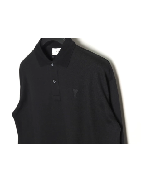 Ami Paris love lapel long-sleeved T-shirt TSK1,Ami