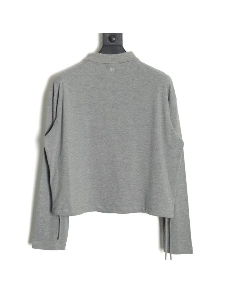 Ami Paris love lapel long-sleeved T-shirt,Ami