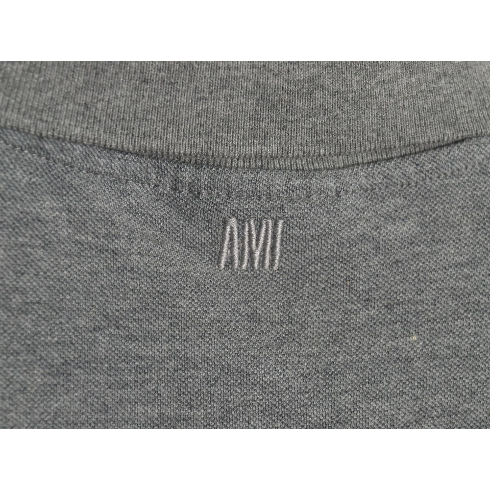 Ami Paris love lapel long-sleeved T-shirt,Ami