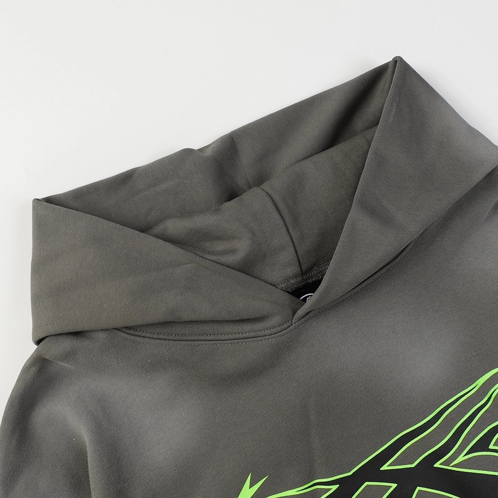 Hell Star Lettering Pattern Hoodie,Hell Star