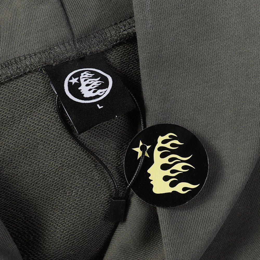Hell Star Lettering Pattern Hoodie,Hell Star