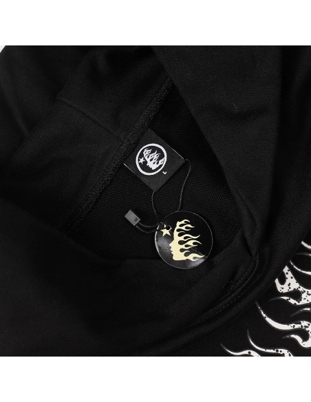 Hell Star Lettering Pattern Hoodie,Hell Star