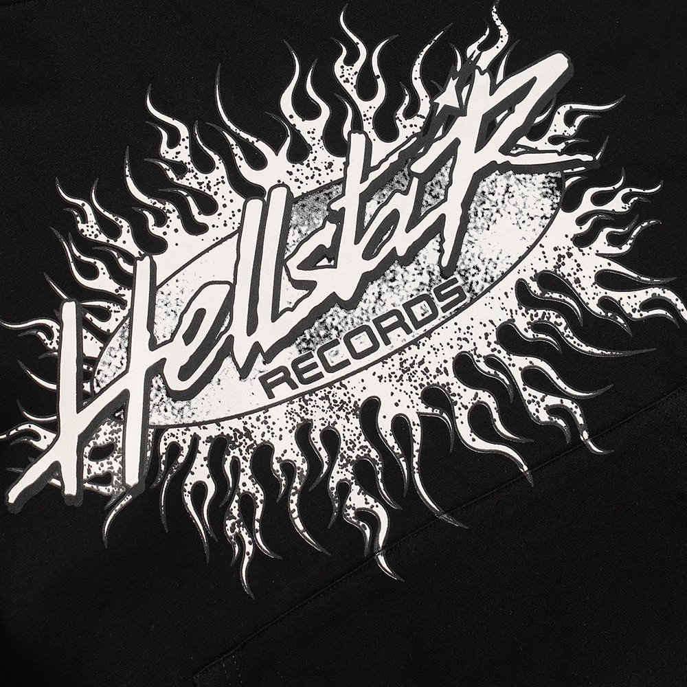 Hell Star Lettering Pattern Hoodie,Hell Star