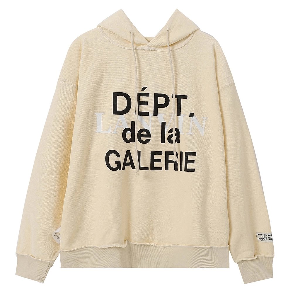 Gallery Dept Lettering Hooded Sweatshirt,Gallery Dept