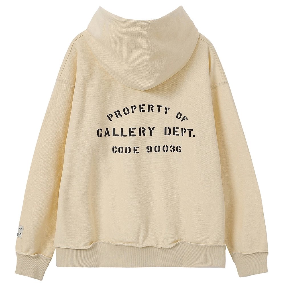 Gallery Dept Lettering Hooded Sweatshirt,Gallery Dept