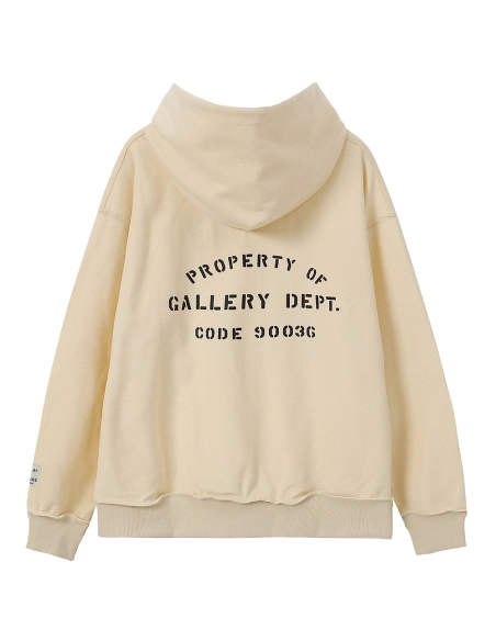 Gallery Dept Lettering Hooded Sweatshirt,Gallery Dept