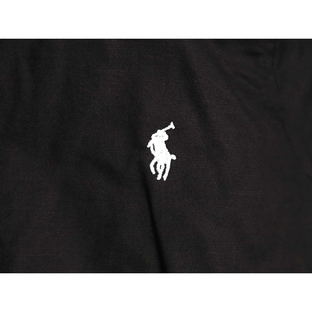 Ralph Lauren classic solid color small label war horse embroidered shirt TSK5,Ralph Lauren