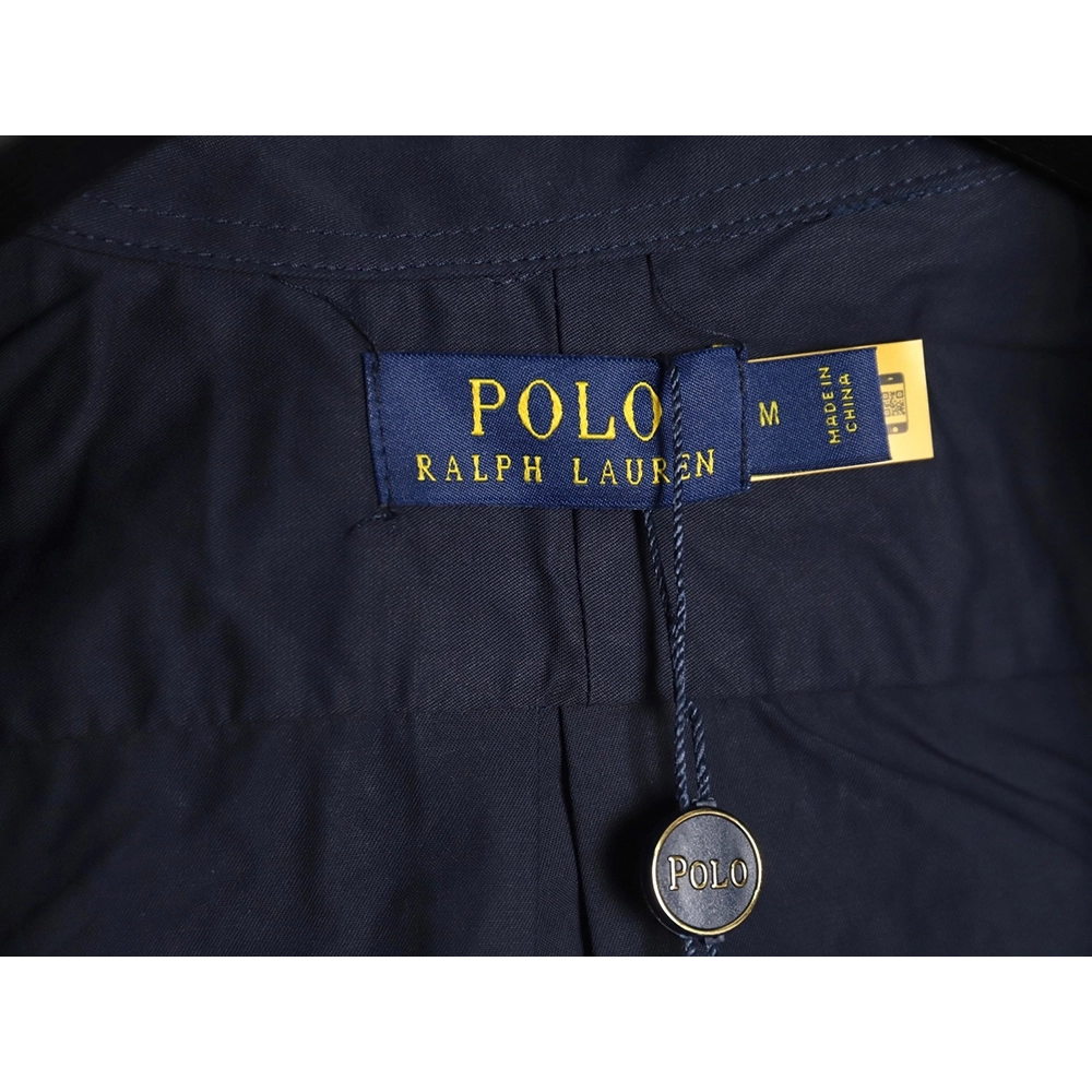 Ralph Lauren classic solid color small label war horse embroidered shirt TSK4,Ralph Lauren