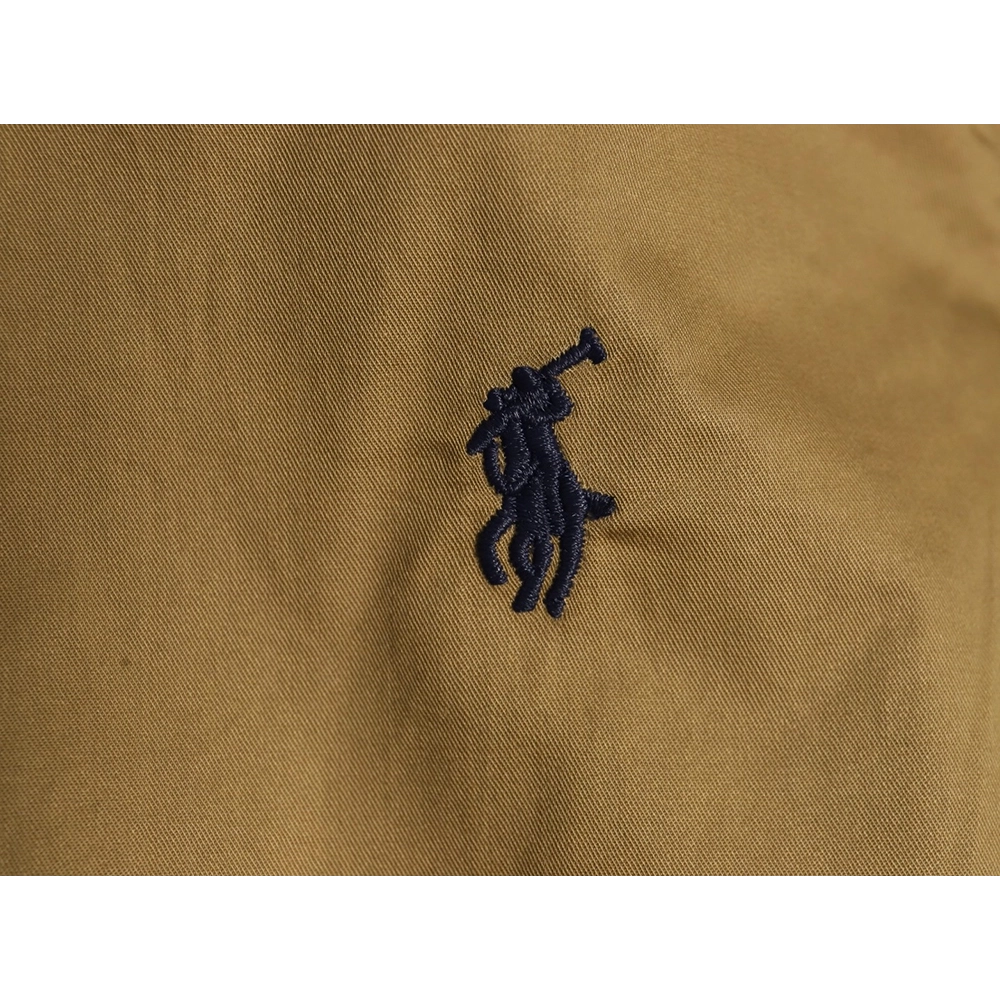Ralph Lauren classic solid color small label war horse embroidered shirt TSK2,Ralph Lauren