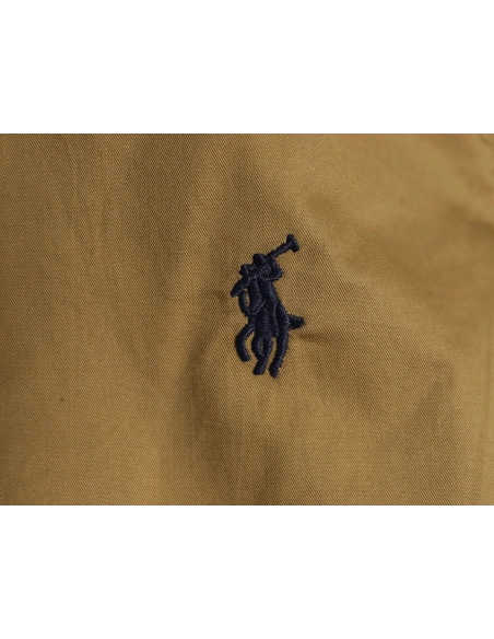 Ralph Lauren classic solid color small label war horse embroidered shirt TSK2,Ralph Lauren