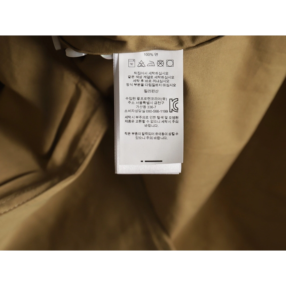 Ralph Lauren classic solid color small label war horse embroidered shirt TSK2,Ralph Lauren