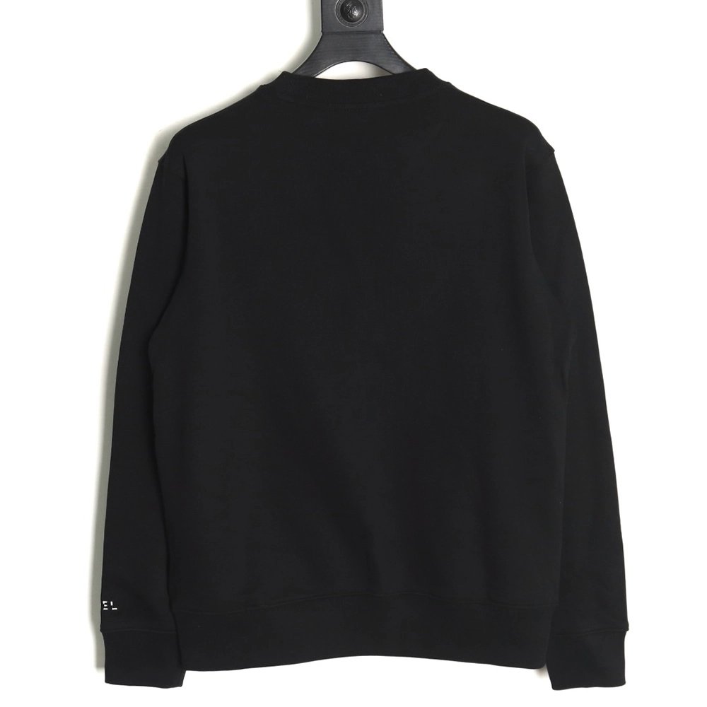 Chanel Double C woven embroidered crew neck sweatshirt TSK1,Chanel