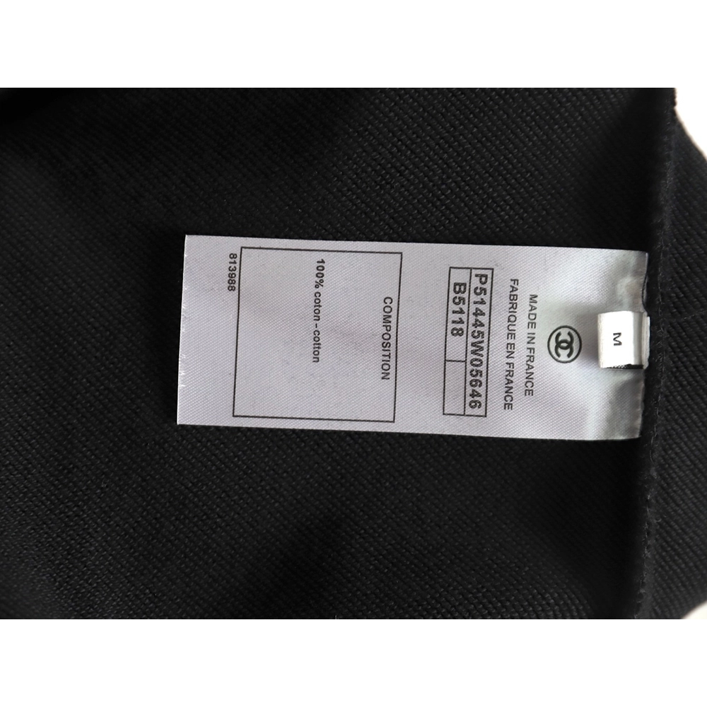 Chanel Double C woven embroidered crew neck sweatshirt TSK1,Chanel