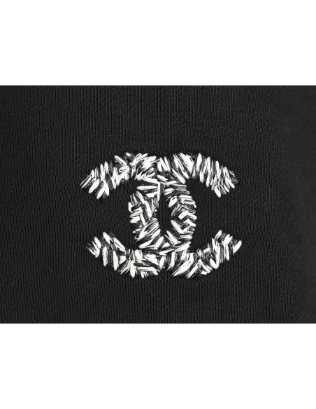 Chanel Double C woven embroidered crew neck sweatshirt TSK1,Chanel