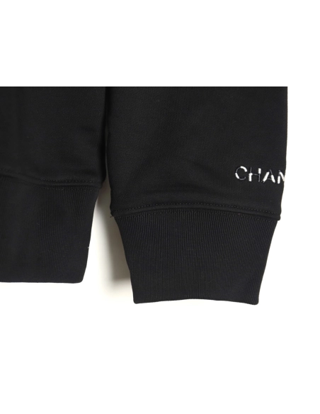 Chanel Double C woven embroidered crew neck sweatshirt TSK1,Chanel