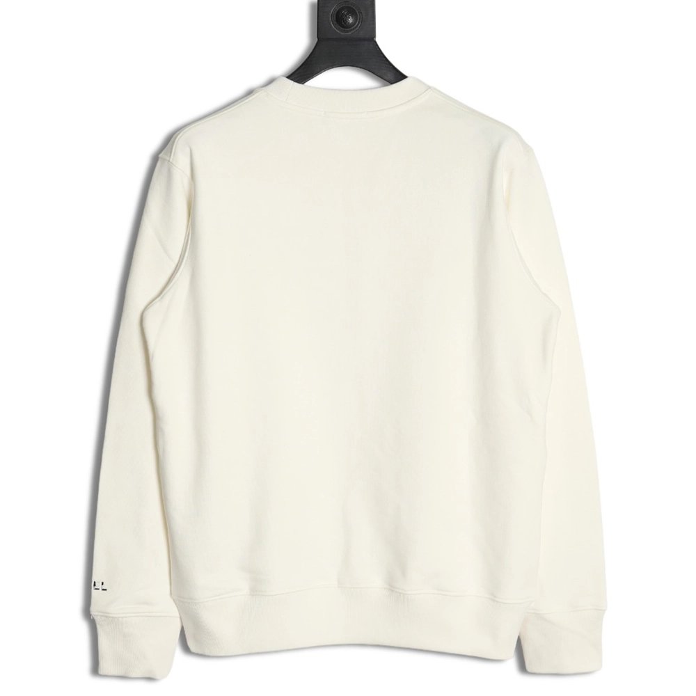 Chanel Double C woven embroidered crew neck sweatshirt,Chanel