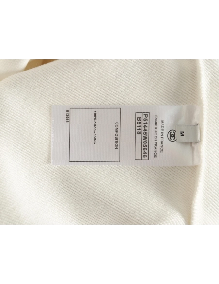 Chanel Double C woven embroidered crew neck sweatshirt,Chanel