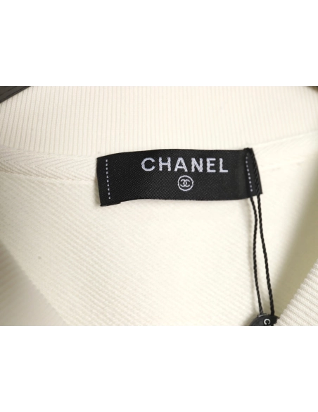 Chanel Double C woven embroidered crew neck sweatshirt,Chanel