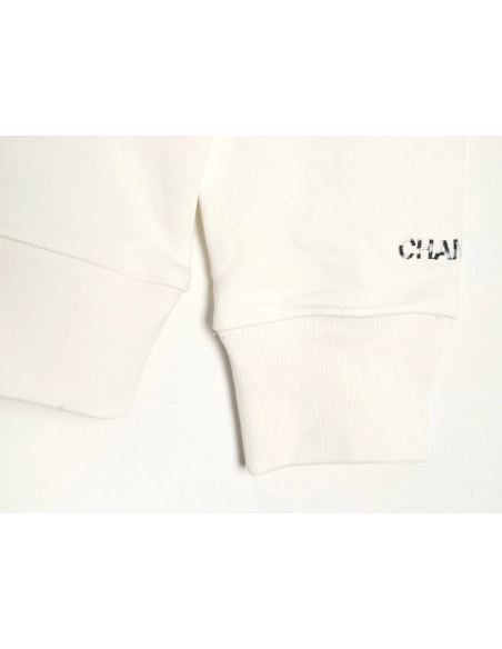 Chanel Double C woven embroidered crew neck sweatshirt,Chanel