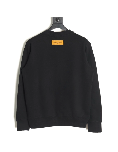Louis Vuitton 1854 Lettering Embroidered Crew Neck Sweatshirt,Louis Vuitton